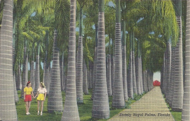 Palm Grove FL, Vero Beach, Lesbian Interest? Two Women Hand in Hand, Teich