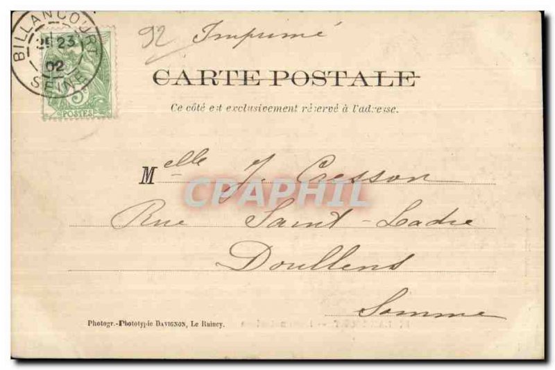 Old Postcard Billancourt Sanatorium