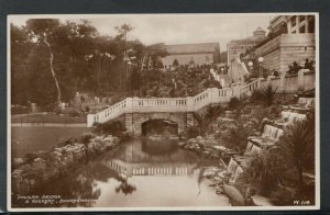 Dorset Postcard - Pavilion Bridge & Rockery, Bournemouth    RS14463