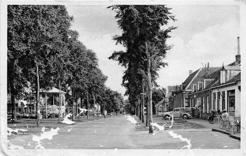 Renesse Nederland Netherlands~Dorpsgezicht~Street View~Classic Car~1950s RPPC