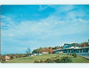 Unused Pre-1980 OLD CARS & GOLDEN EAGLE MOTEL Marlboro Vermont VT s6169