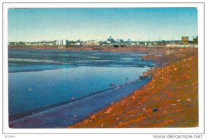 The World-Famous Tidal Bore near Moncton, N.B.,  Canada, 40-60s