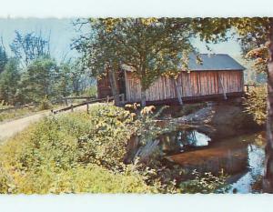 Unused Pre-1980 COVERED BRIDGE West Campton New Hampshire NH t8153