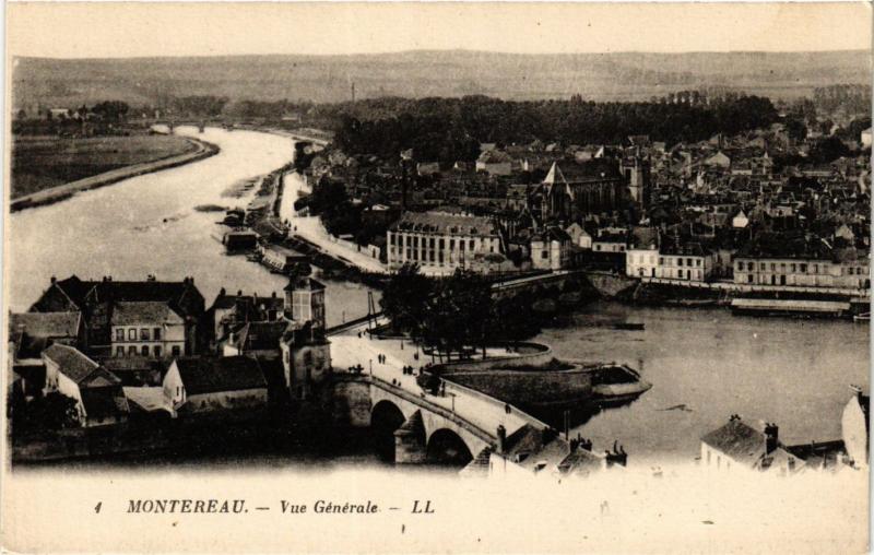 CPA MONTEREAU - Vue générale (436864)