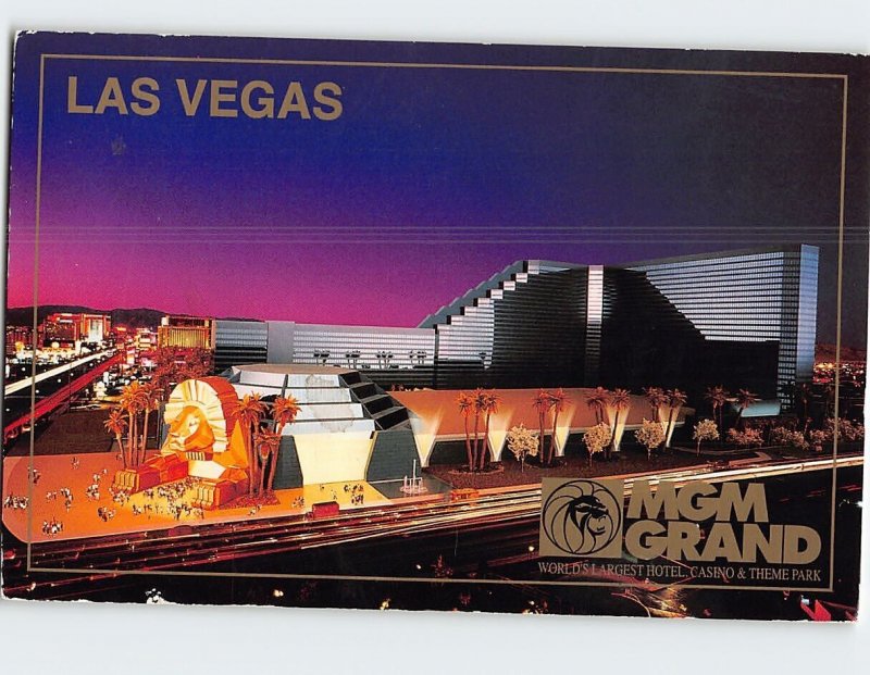 Postcard  MGM Grand, Las Vegas, Nevada