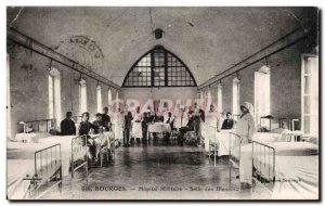 Postcard Bourges Old Military Hospital Room wounded Army