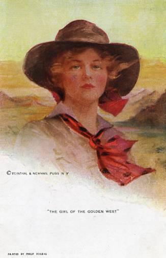 Girl of the Golden West    Artist Signed: Philip Boileau