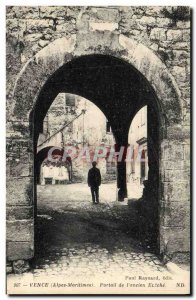 Old Postcard Vence Portal Of I & # 39Ancien eveche