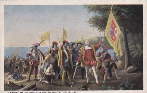 Landing Of Columbus On San Salvador Oct 12, 1492