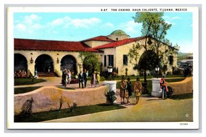 The Casino  Agua Caliente Tijuana Mexico UNP WB Postcard Y17