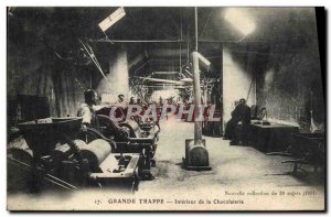 Old Postcard Grande Trappe Interior of chocolate