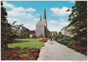 Park, Altstadter Church, BIELEFELD, Germany, 50-70's