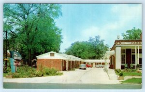 ABERDEEN, Mississippi MS ~ Roadside RX MOTEL c1960s Monroe County Postcard