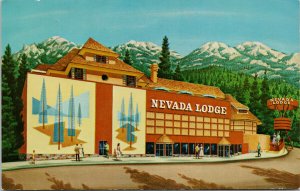 Nevada Lodge Lake Tahoe NV Hotel Unused Vintage Postcard F81