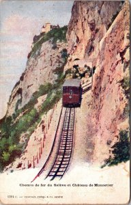 PC Chemin de fer du Saléve et Chateau de Bonnetier Incline Railway Train Car