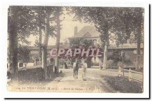 La Tourlandry Old Postcard castle Entree (horse)