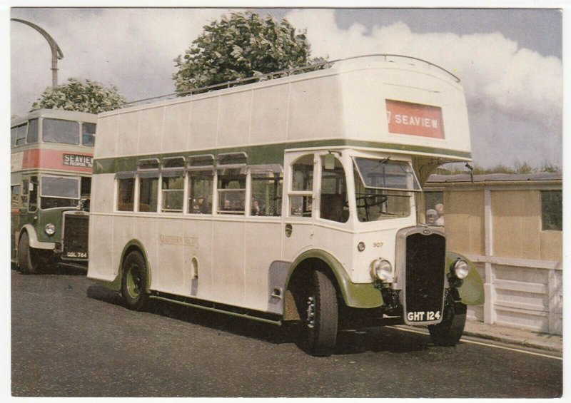 Buses Southern Vectis No 907 Bristol K5G GHT 124 At Ryde 1964 PPC Unused