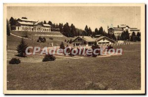 Old Postcard Mont Revard on Aix les Bains Savoie the Hotels