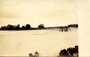 ME - Kennebunk Beach. Public Beach circa 1900.    RPPC