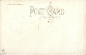 WILL REACH YOU AT RR Train & Clock Greeting/Meeting Postcard c1910