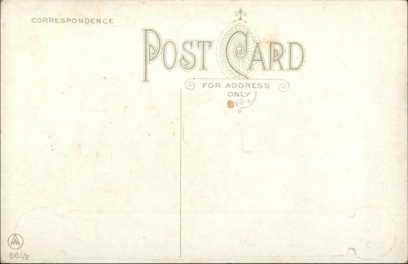 WILL REACH YOU AT RR Train & Clock Greeting/Meeting Postcard c1910