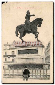 Postcard Old Orleans Jeanne d & # 39arc by Foyatier