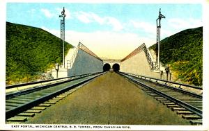 Canada - ON. East Portal of Michigan Central Railroad Tunnel