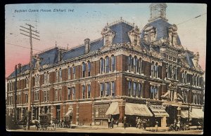 Vintage Postcard 1909 Bucklen Opera House, Elkhart Indiana