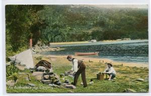 Camping An Australian Joy Australia 1907 postcard