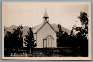 Postcard RPPC c1930s Carcross Yukon St. Saviors Anglican Church 7 Austin St.