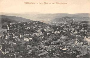 Wernigerode Germany Birds Eye View Antique Postcard J53934