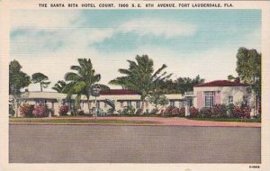 Florida Fort Lauderdale The Santa Rita Hotel Court 1900 S E 6th Avenue