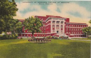 Postcard University of Nebraska College of Medicine Omaha Nebraska NE