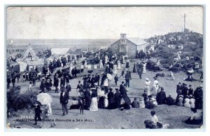 MABLETHORPE, United Kingdom ~ View of CROWDED BEACH  c1910s  Postcard