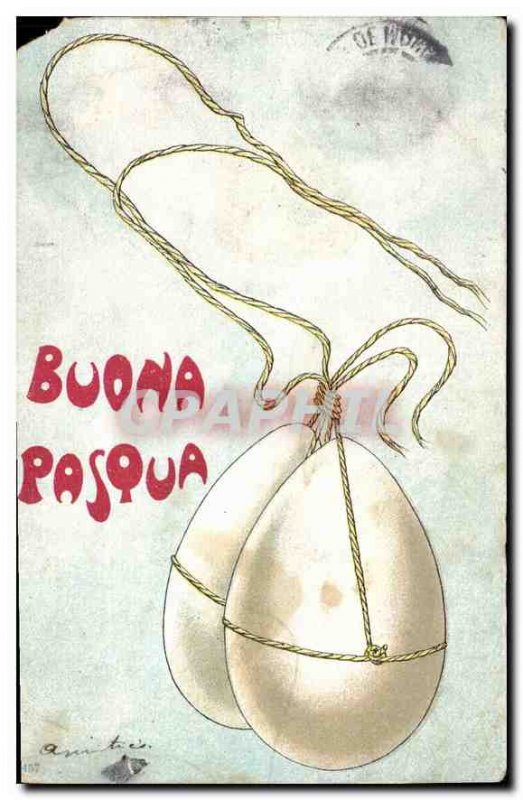 Buona Pasqua Postcard Old