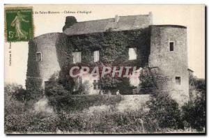 Saint Maixent Postcard Old chateau d & # 39aubigne