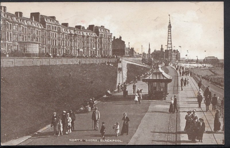 Lancashire Postcard - North Shore, Blackpool DC6