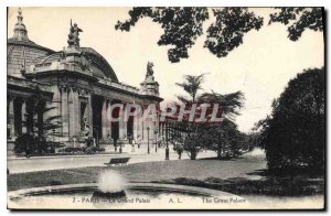 Postcard Old Paris Grand Palais