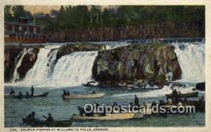 Salmon Fishing Willamette Falls OR Unused