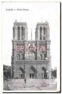 Paris Old Postcard Notre Dame