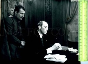 231407 Russia Actor Kazakov plays cards in a scene from the movie Big Old Photo