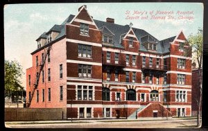 Vintage Postcard 1907-1915 St. Mary's of Nazareth Hospital, Chicago, Illinois IL