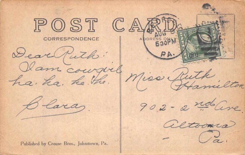 Bedford Springs Pennsylvania Bath House Vintage Postcard AA100242