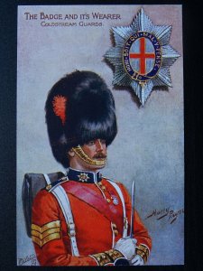 COLDSTREAM GUARDS The Badge & it's Wearer c1910 Postcard Raphael Tuck 8871