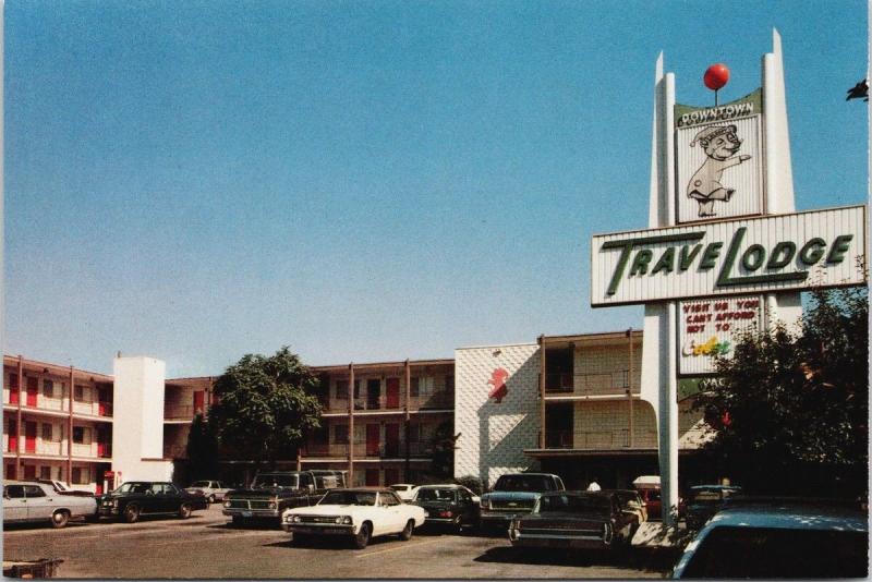 Travelodge Salt Lake City UT Utah USA Hotel Unused Vintage Postcard D56