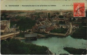 CPA CHATEAUDUN Panorama de Saint-Jean vu de la Terrasse du Chateau (1201301)