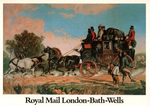 Mail Coach,Royal Mail London-Bath-Wells