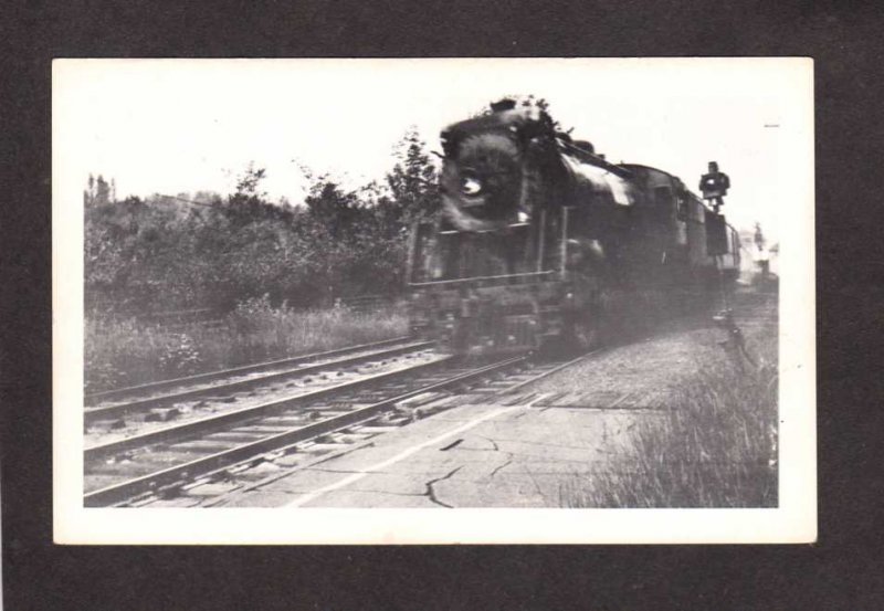 Central Vermont Railroad Train Locomotive 537 Postcard Repro