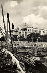 djibouti, DJIBOUTI, Palais du Gouverneur, Palace (1950s) RPPC Postcard