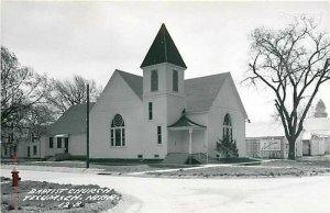 NE, Tecumseh, Nebraska, Baptist Church, L.L. Cook No. 12B, RPPC